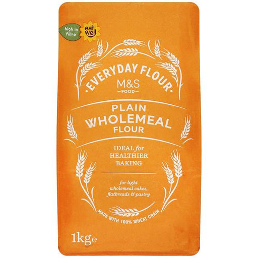 M&S Plain Wholemeal Flour 1kg Botiga