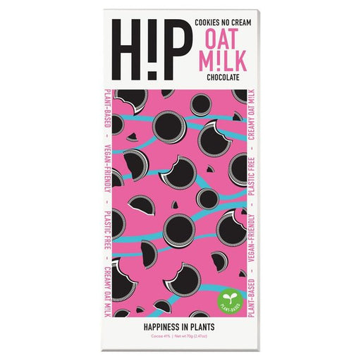 H!P Cookies No Cream Oat M!lk Chocolate 70g Botiga