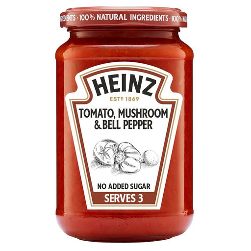 Heinz Tomato, Mushroom & Pepper Pasta Sauce 350g Botiga