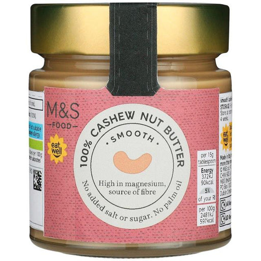 M&S Smooth Cashew Nut Butter 227g Botiga