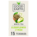 Good Earth Teabags White Tea Elderflower and Pear 15 per pack Botiga