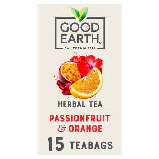 Good Earth Teabags Orange and Passionfruit 15 per pack Botiga
