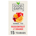 Good Earth Teabags Orange and Passionfruit 15 per pack Botiga