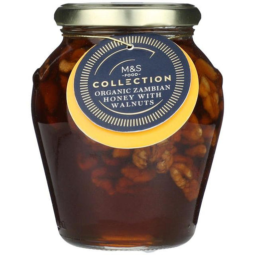 M&S Organic Zambian Honey with Walnuts 454g Botiga