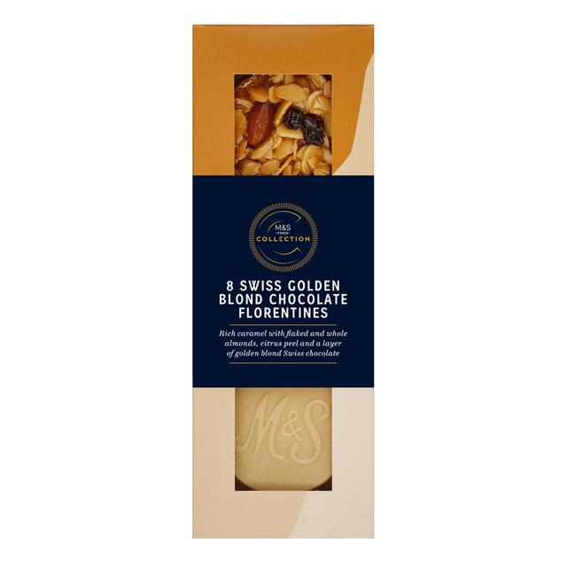 M&S Collection Golden Blond Chocolate Florentines 170g Botiga