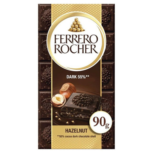 Ferrero Rocher Dark Chocolate Bar 90g Botiga