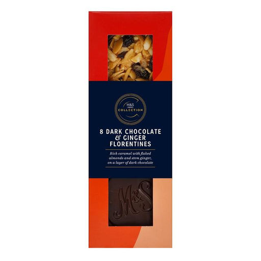 M&S Dark Chocolate & Ginger Florentines 170g Botiga