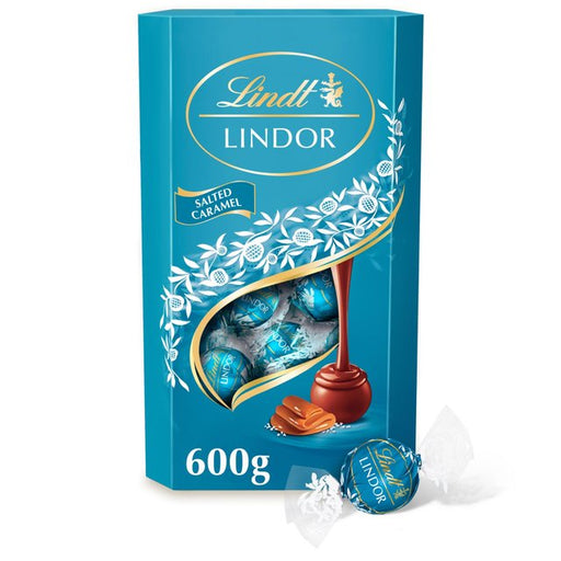 Lindt Lindor Salted Caramel Chocolate Truffles 600g Botiga