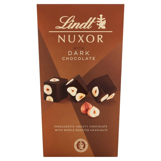 Lindt NUXOR Dark Gianduja Chocolate with Hazelnuts 165g Botiga