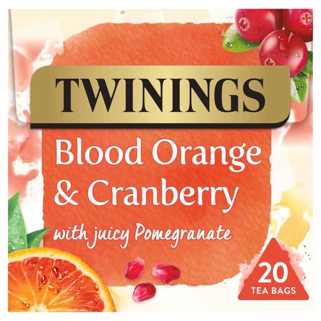 Twinings Blood Orange & Cranberry Fruit Tea 20 per pack Botiga