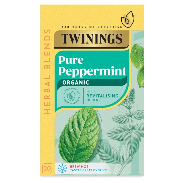 Twinings Organic Peppermint Tea 20 per pack Botiga