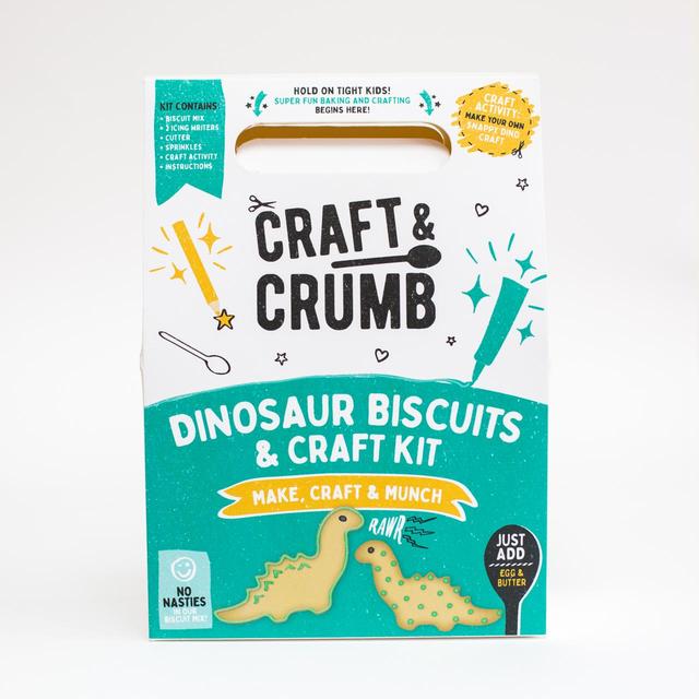 Craft & Crumb Dinosaur Biscuits & Craft Kit 200g Botiga