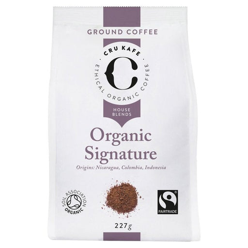 CRU Kafe Organic Fairtrade Signature Ground Coffee 227g Botiga