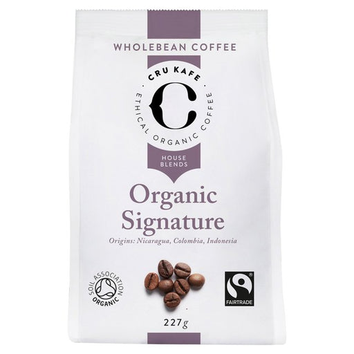 CRU Kafe Organic Fairtrade Signature Coffee Beans 227g Botiga