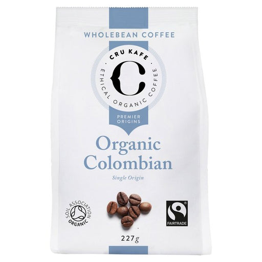 CRU Kafe Organic Fairtrade Colombian Coffee Beans 227g Botiga