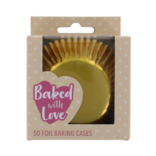 Gold Cupcake Cases 50 per pack Botiga