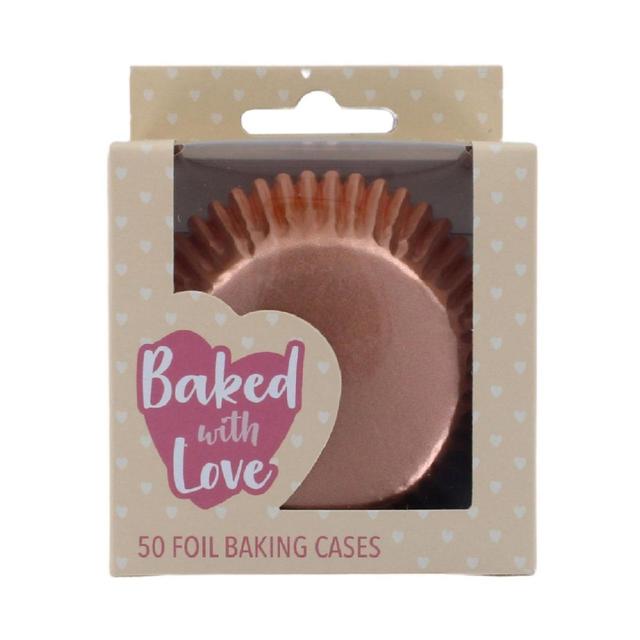 Rose Gold Cupcake Cases 50 per pack Botiga