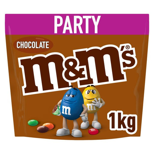 M&M's Milk Chocolate Party Mix Bulk Snack Bag 1kg Botiga