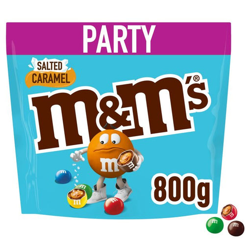 M&M's Salted Caramel & Milk Chocolate Party Mix Bulk Snack Bag 800g 800g Botiga