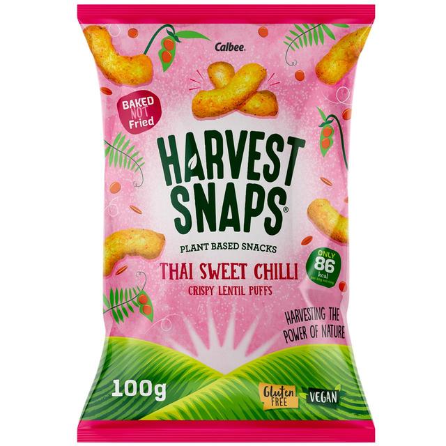 Harvest Snaps Lentil Puff Thai Sweet Chilli Sharing Bag 100g Botiga