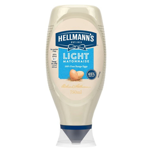 Hellmann's Light Squeezy Mayonnaise 750ml Botiga