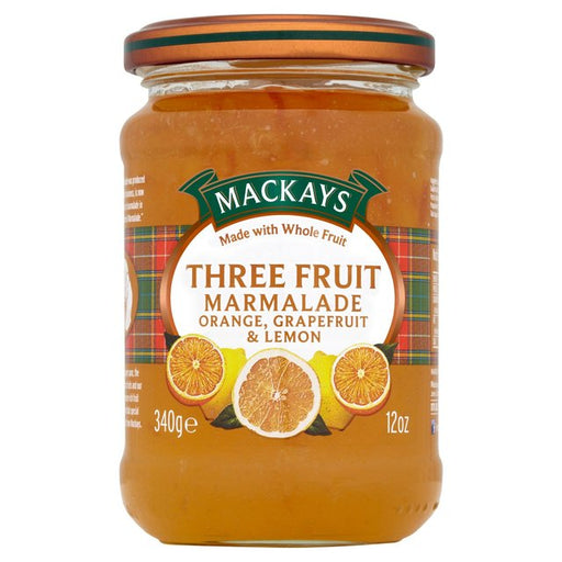 Mackays Three Fruit Marmalade 340g Botiga