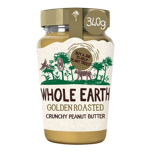 Whole Earth Crunchy Golden Roasted Peanut Butter 340g Botiga