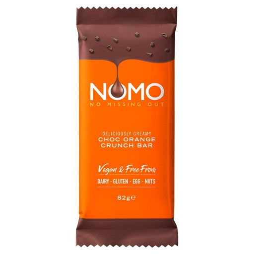 NOMO Orange Crunch Choc Block Bar 85g Botiga