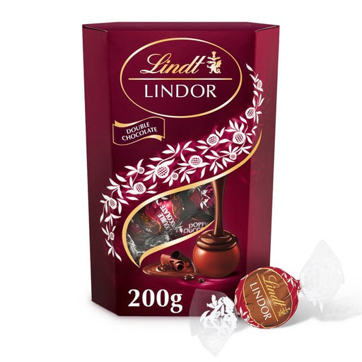 Lindt Lindor Double Chocolate Milk Truffles 200g Botiga