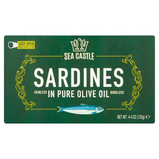 Sea Castle Sardines Skinless & Boneless Olive Oil 125g Botiga