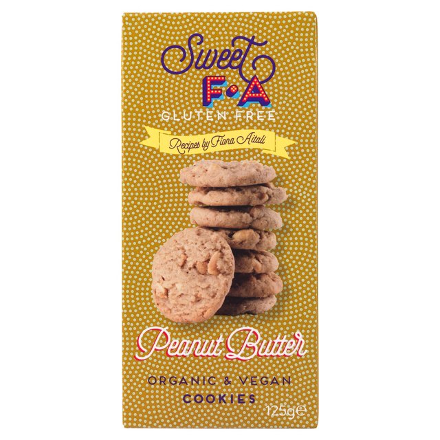 Sweet FA Gluten Free Peanut Butter Cookies 125g Botiga