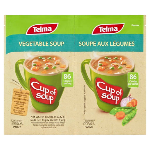 Telma Cup of Soup Vegetable with croutons 2 x 22g Botiga