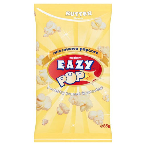 EAZYPOP Microwave Popcorn - Butter flavour 85g Botiga