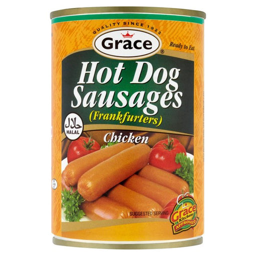 Grace Halal Chicken Hot Dog Sausages 400g Botiga