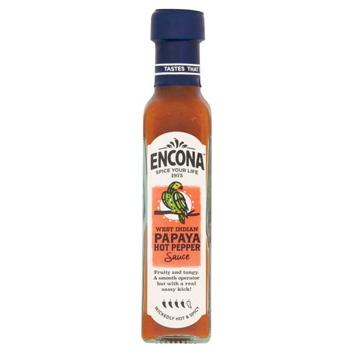 Encona WI Papaya Hot Pepper Sauce 142ml Botiga