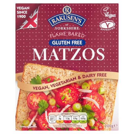 Rakusen's Gluten Free Traditional Matzo 200g Botiga