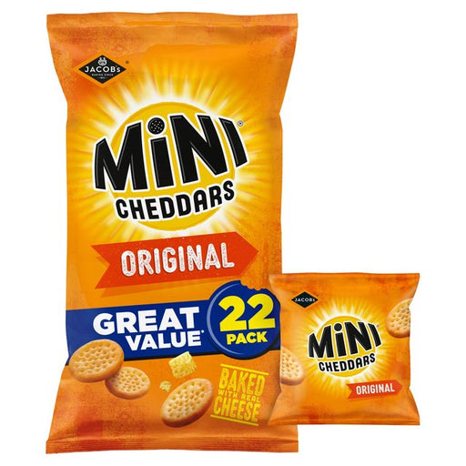 Jacob's Mini Cheddars Original Multipack Snacks 22 per pack Botiga