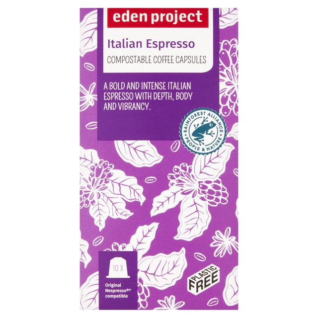 Eden Project Home Compostable Nespresso Capsules - Italian Espresso 10 per pack Botiga