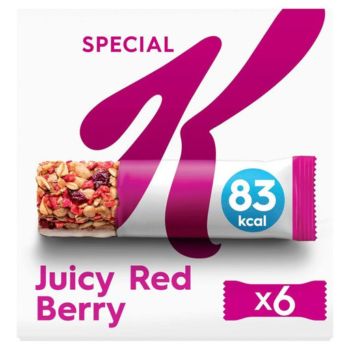 Kellogg's Special K Red Berry Cereal Bars 6 x 21g Botiga