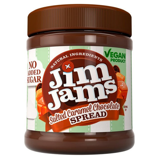 JimJams Vegan No Added Sugar Salted Caramel Chocolate Spread 330g Botiga
