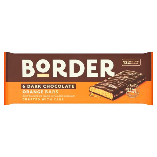 Border Biscuits Dark Chocolate Orange Bars 144g Botiga