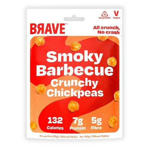 BRAVE Roasted Chickpeas BBQ 35g Botiga