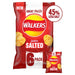 Walkers Less Salt Lightly Salted Multipack Crisps 6 per pack Botiga