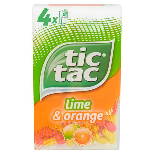 Tic Tac Lime & Orange 4 x 18g Botiga