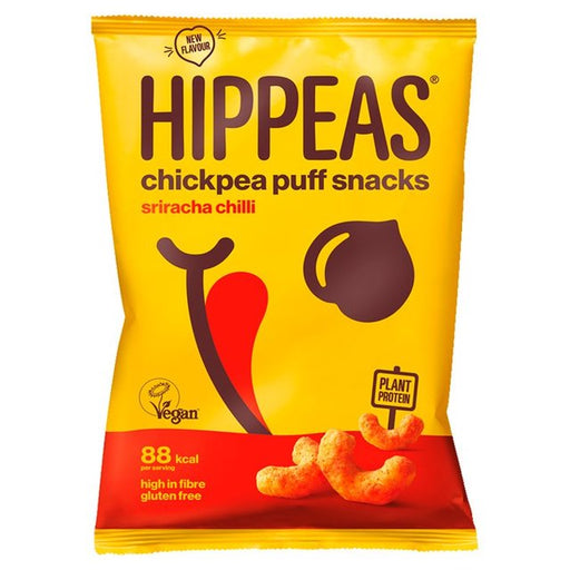 Hippeas Chickpea Puffs - Sriracha Chilli 22g Botiga