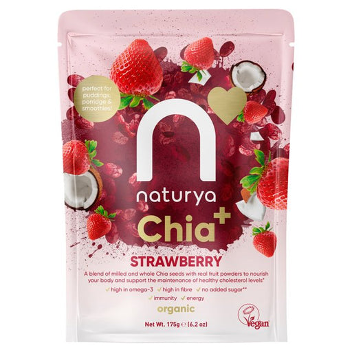 Naturya Organic Strawberry Chia+ Pudding 175g Botiga