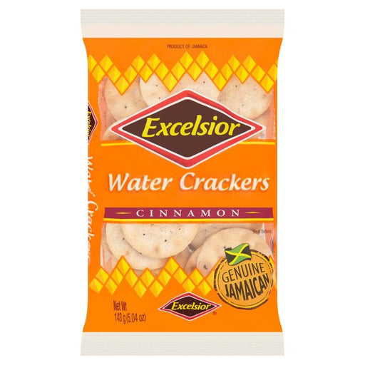 Excelsior Cinnamon Water Crackers 143g Botiga