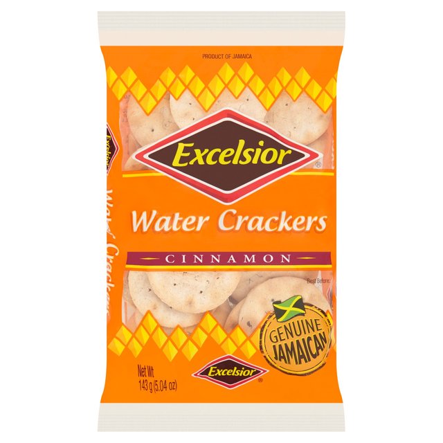 Excelsior Cinnamon Water Crackers 143g Botiga
