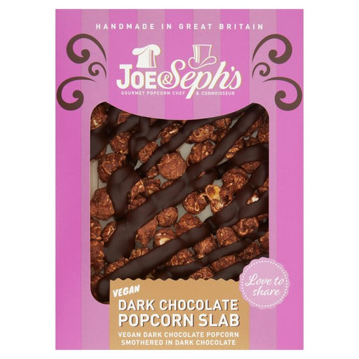 Joe & Seph's Vegan Dark Chocolate Popcorn Slab 115g Botiga