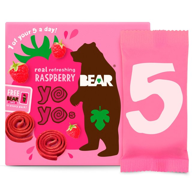 BEAR Fruit Yoyos Raspberry Multipack 5 x 20g Botiga